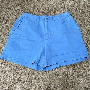 The Limited Blue Flat Front Shorts